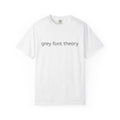 Grey Font Theory T-Shirt - Logo